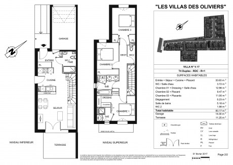 V017 T4 Duplex - Les Villas des Olivers