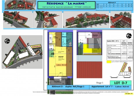 Lot-7 T2 Duplex - 10 Rue de Gournay