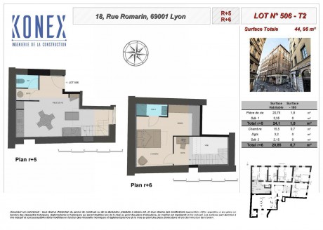 Lot 506 T2 Duplex - Lyon, Rue Romarin