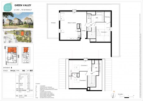 Lot B51 T4 Duplex - "Green Valley" la nouvelle résidence à Rumilly