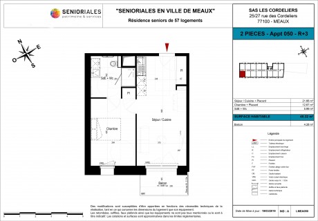 Lot 050 T2 - "Les Sénioriales", la nouvelle résidence à Meaux