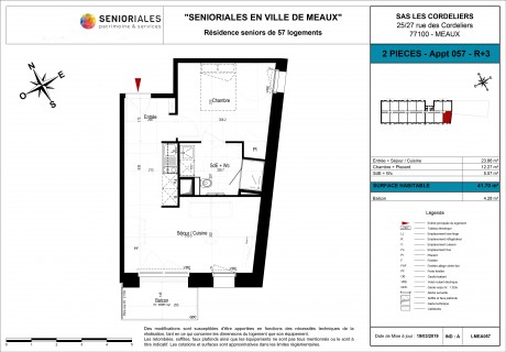 Lot 057 T2 - "Les Sénioriales", la nouvelle résidence à Meaux