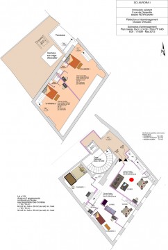 Plan Lot 12 T2 Duplex - Rue de l'Incendie