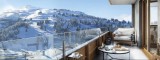 Vue-terrasse-Les Chalets-des-Cimes-Les-Saisies