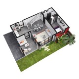 ORME DE CHINE - Plan 3D_RDC