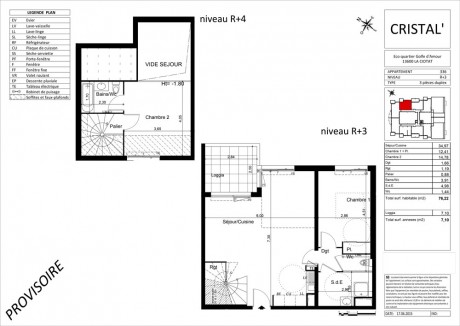 n°336 T3 Duplex - Cristal