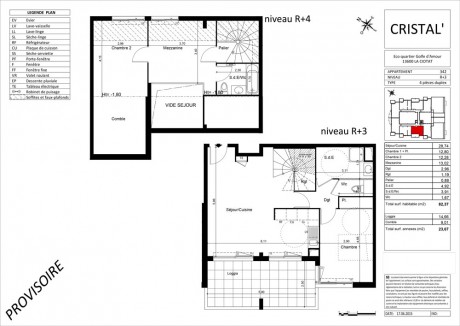 n°342 T4 Duplex - Cristal