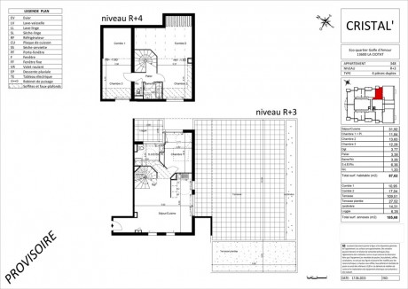 n°348 T4 Duplex - Cristal