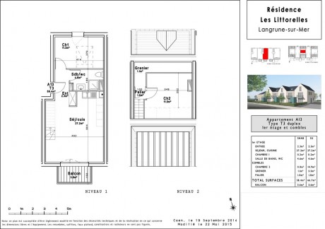 A13 T3 Duplex - Les Littorelles