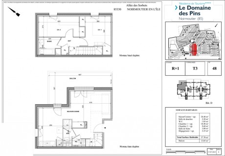 Lot 48 T3 - Le Domaine des Pins