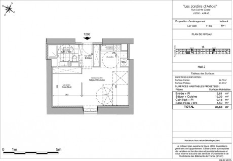 Lot 1208 T1 bis - Les Jardins d'Artois