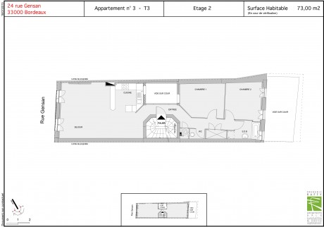 n°3 T3 - Rue Gensan