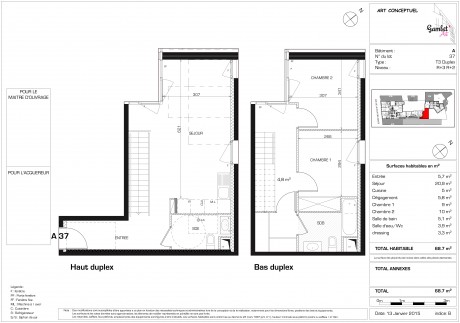 A37 T3 Duplex - Gambet'Art