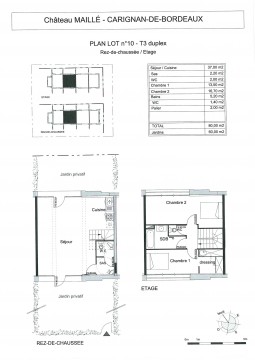 10 T3 Duplex - Château Maillé