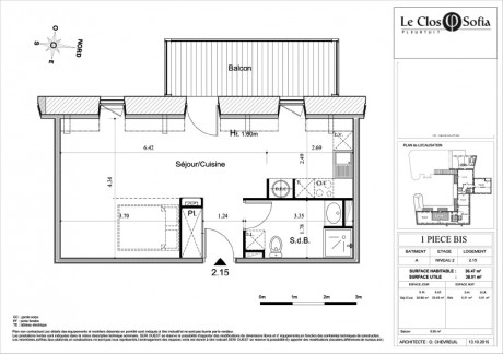 215 T1 bis - Le Clos Sofia