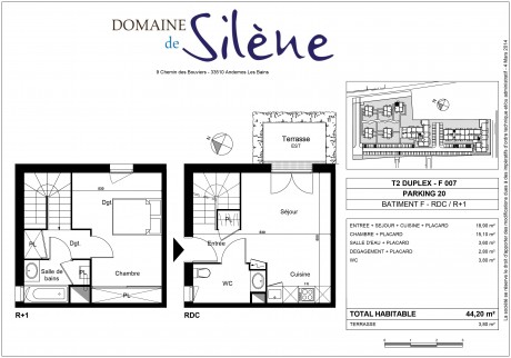 F007 T2 Duplex - Domaine de Silène