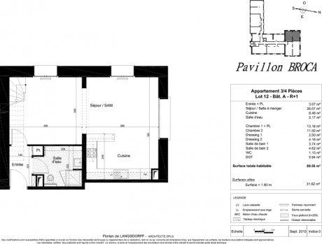 A12 T3 Duplex - Pavillon Broca