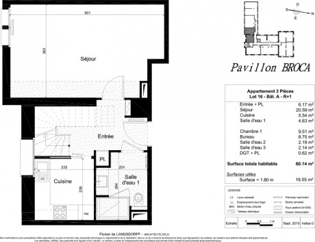 A16 T3 Duplex - Pavillon Broca