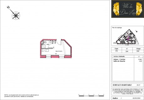 204 T1 - La Villa des Deux Lions