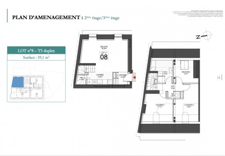 8 T3 Duplex - Le Cravoisier