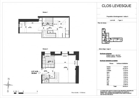 A26 T3 Duplex - Le Clos Levesque
