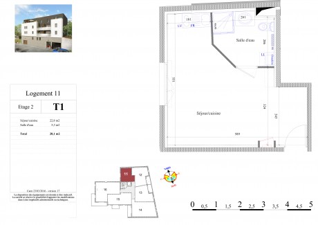 11 T1 bis - Résidence Saint Ouen