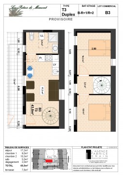 B3 T3 Duplex - Les Patios de Minont