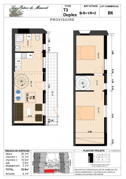 B6 T3 Duplex - Les Patios de Minont