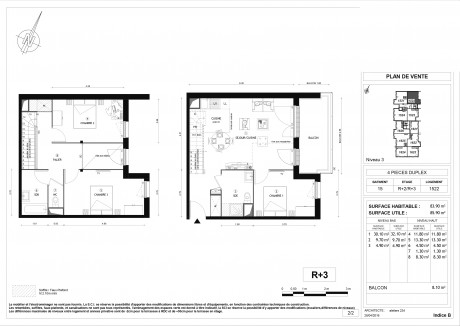 1522 T4 Duplex - Parc en Seine