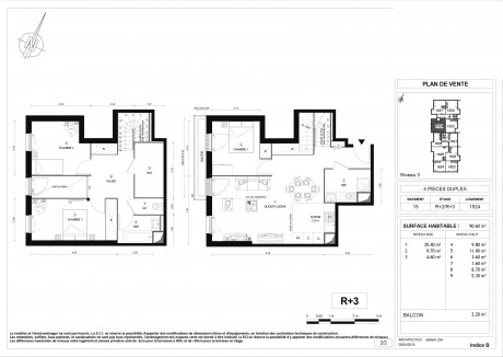 1524 T4 Duplex - Parc en Seine