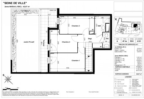 A101 T4 Duplex - Seine de Ville