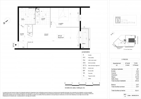 22 T2 - Villa Dauphine