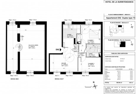 D02 T3 Duplex - Hôtel Surintendance