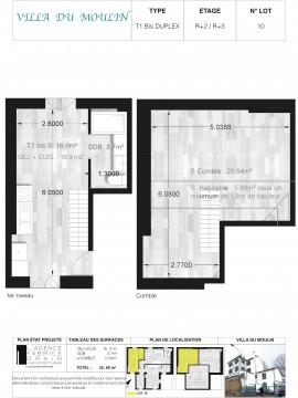 10 T1 Duplex - Villa du Moulin