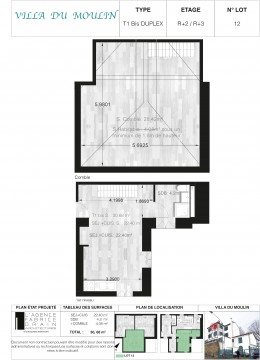 12 T1 Duplex - Villa du Moulin