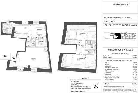 C21 T4 Duplex - Mont de Piété