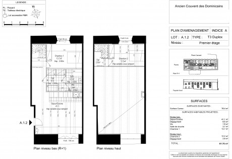 A12 T3 Duplex - Le Couvent des Dominicains