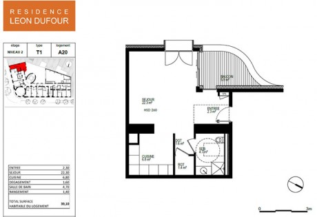 A20 T1 - Résidence Léon Dufour