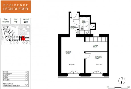 B30 T2 - Résidence Léon Dufour