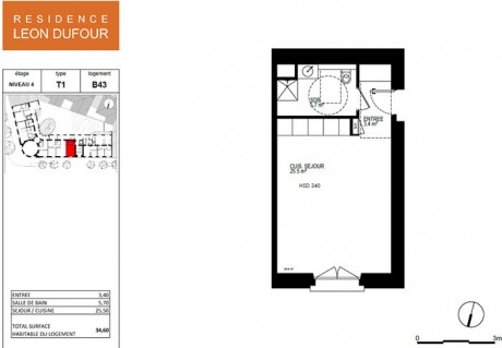 B43 T1 - Résidence Léon Dufour