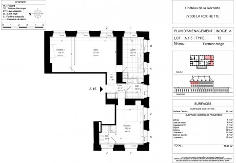 A.1.5 T3 - Château de La Rochette