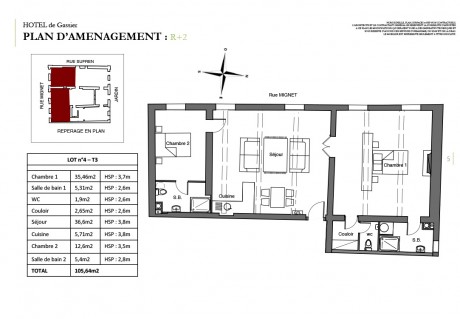 4 T3 - Hôtel de Gassier