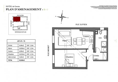 6 T2 - Hôtel de Gassier