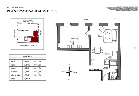 9 T2 - Hôtel de Gassier