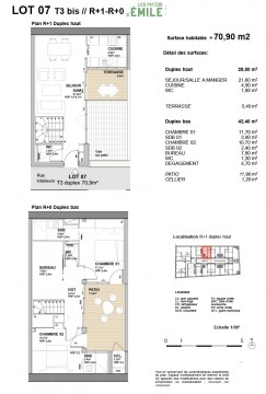 Lot 07 T3 bis - Les Patios d'Émile