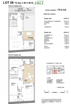 Lot 08 T3 bis - Les Patios d'Émile