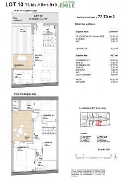 Lot 10 T3 bis - Les Patios d'Émile