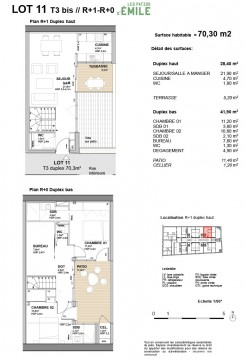 Lot 11 T3 bis - Les Patios d'Émile