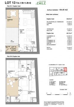 Lot 13 T4 - Les Patios d'Émile