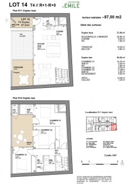 Lot 14 T4 - Les Patios d'Émile